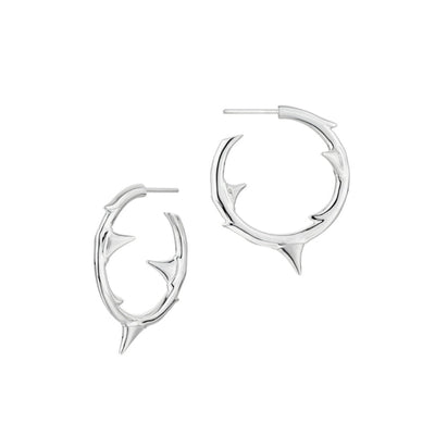 Shaun Leane Rose Thorn Medium Hoop Earrings - Steffans Jewellers