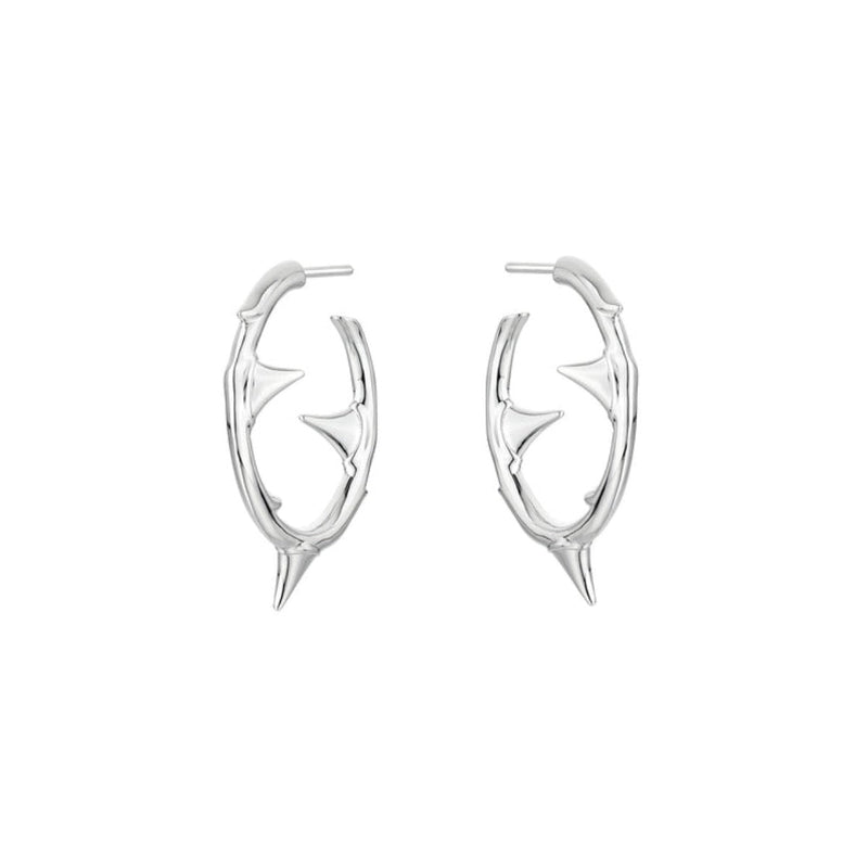 Shaun Leane Rose Thorn Medium Hoop Earrings - Steffans Jewellers