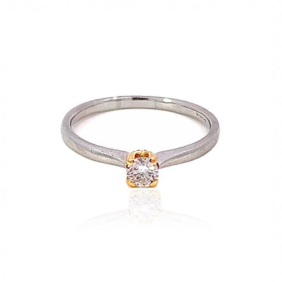 Solitaire Ring With Round Brilliant-Cut Diamond - Steffans Jewellers
