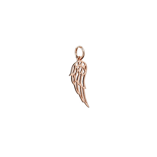 Steff Rose Gold Vermeil Angel Wing Charm