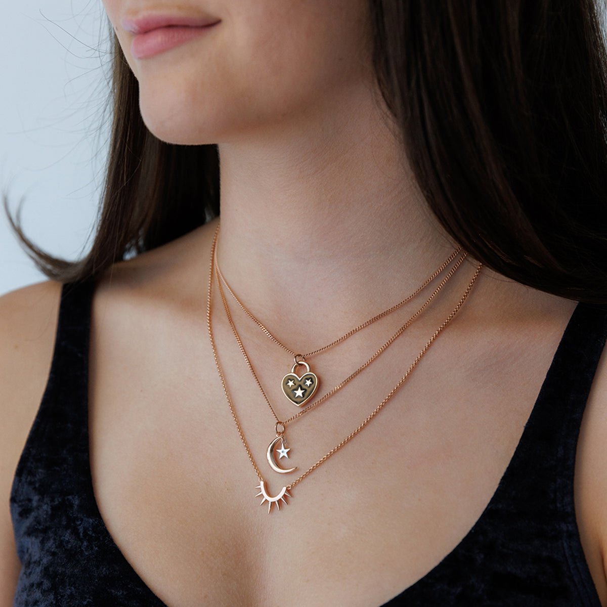 Steff Celestial Sunray Necklaces - Steffans Jewellers