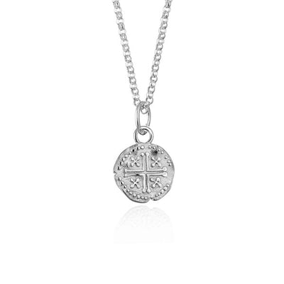 Steff Mini Short Cross Coin Pendants With Chain - Steffans Jewellers