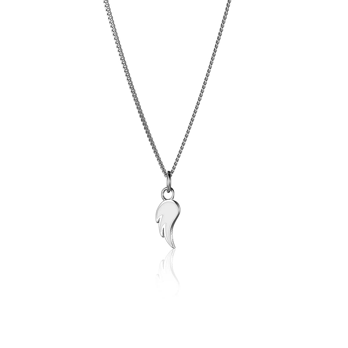 Steff Silver & Enamel Guardian Angel Wing Pendants - Steffans Jewellers