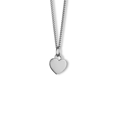 Steff Silver Heart Pendant with Chain - Steffans Jewellers