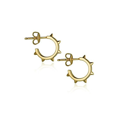 Steff Soho Small Spike Hoop Earrings - Steffans Jewellers