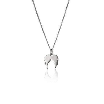Steff Sterling Silver Guardian Angel Wings Pendant with Chain - Steffans Jewellers
