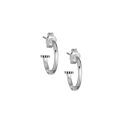 Steff Sterling Silver Small Hoop Earrings - Steffans Jewellers