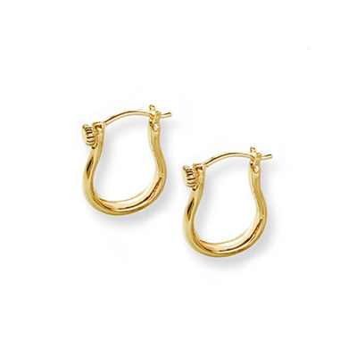 Steff Stirrup Hoop Earrings - Steffans Jewellers