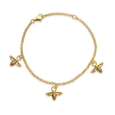 Steff Wildwood Gold Vermeil Bee Bracelet - Steffans Jewellers