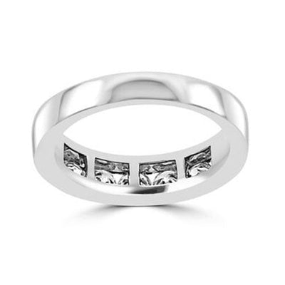 Steffans RBC Diamond Channel Set 7 Stone Platinum Engagement Ring (1.40ct) - Steffans Jewellers