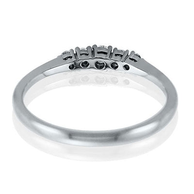 Steffans RBC Diamond Claw Set 5 Stone, Platinum Engagement Ring (0.16ct) - Steffans Jewellers