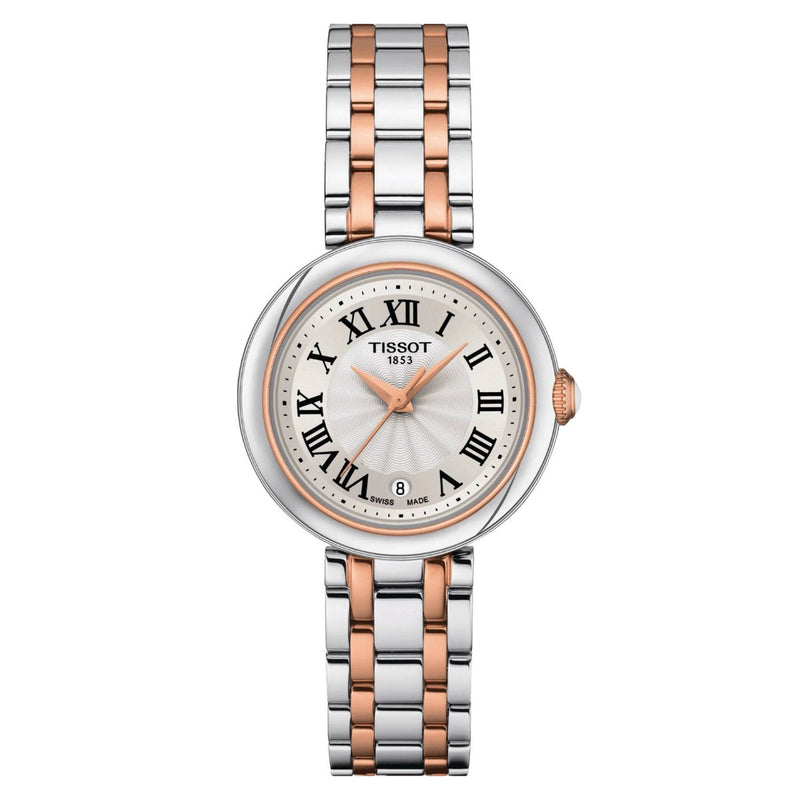 Tissot Bellissima Small Lady Stainless Silver & Rose gold 26mm Quartz Ladies Watch