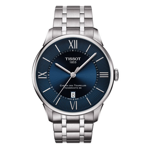 Tissot Chemin Des Tourelles Powermatic 89 43mm Blue Dial Automatic