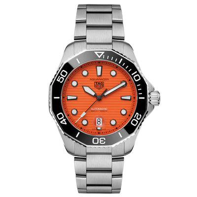 TAG Heuer Aquaracer Professional 300 Diver 43mm Orange Automatic Men's Watch