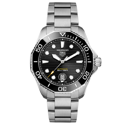 TAG Heuer Mens 43mm Black Dial Aquaracer Professional 300 Automatic Watch
