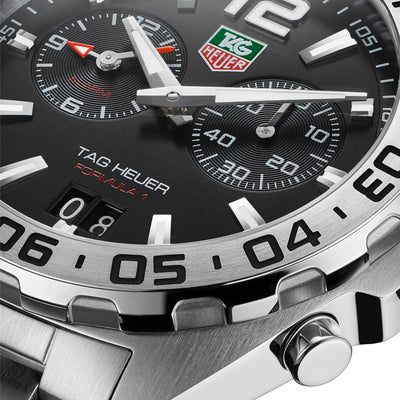 TAG Heuer Men's 41mm Black Dial Formula 1 Alarm Quartz Watch
