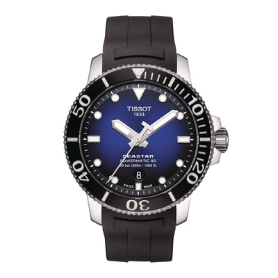 Tissot Seastar 1000 43mm Black & Blue Dial Men's Automatic Watch