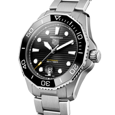 TAG Heuer Mens 43mm Black Dial Aquaracer Professional 300 Automatic Watch